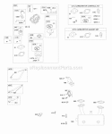 Carburetor Exhaust System Fuel Supply Kit - Carburetor Overhaul Diagram and Parts List for 407577-0308-E1  Briggs and Stratton Engine